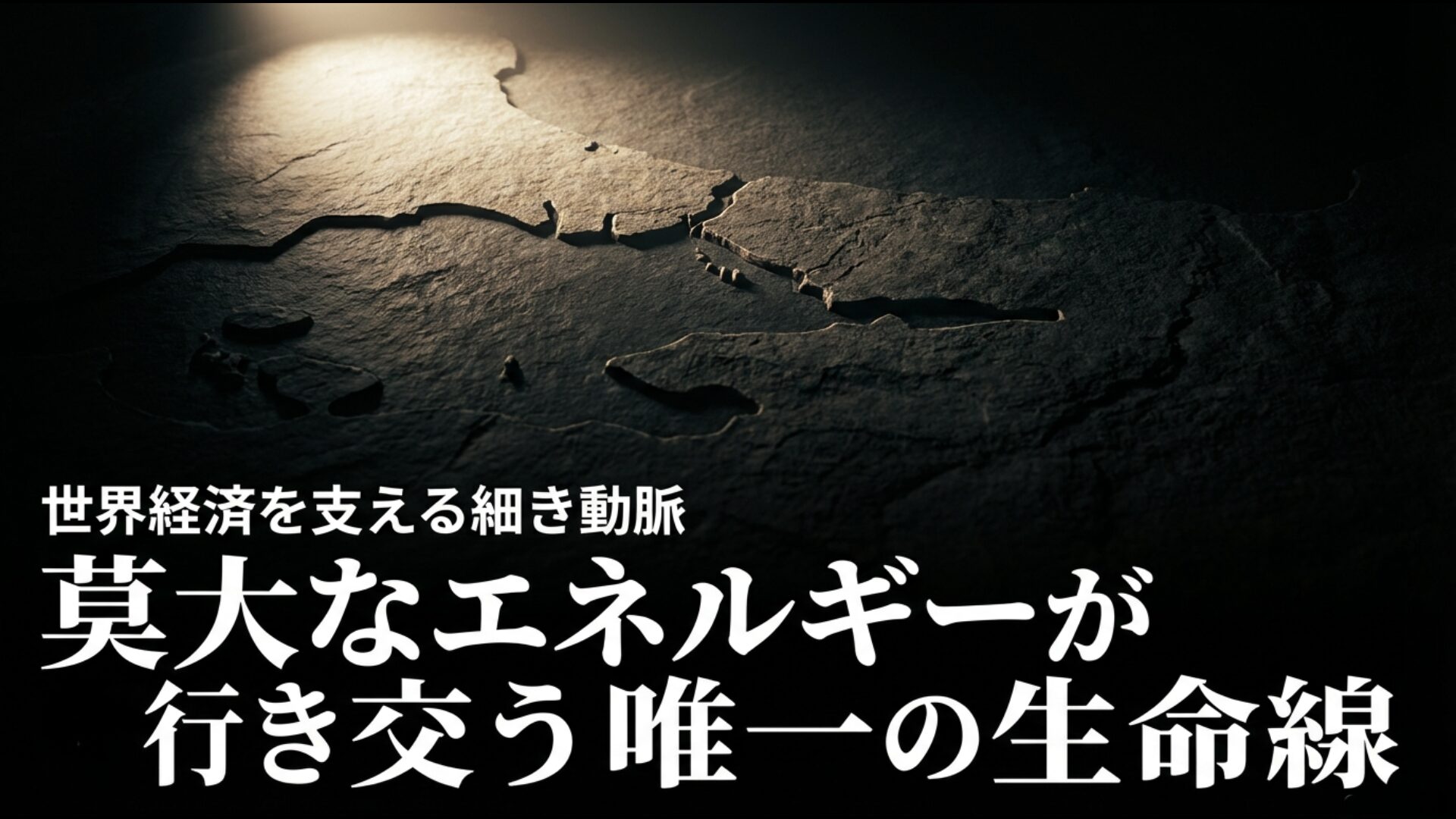 世界の石油20%とLNG25%が通過するエネルギーの生命線としてのホルムズ海峡