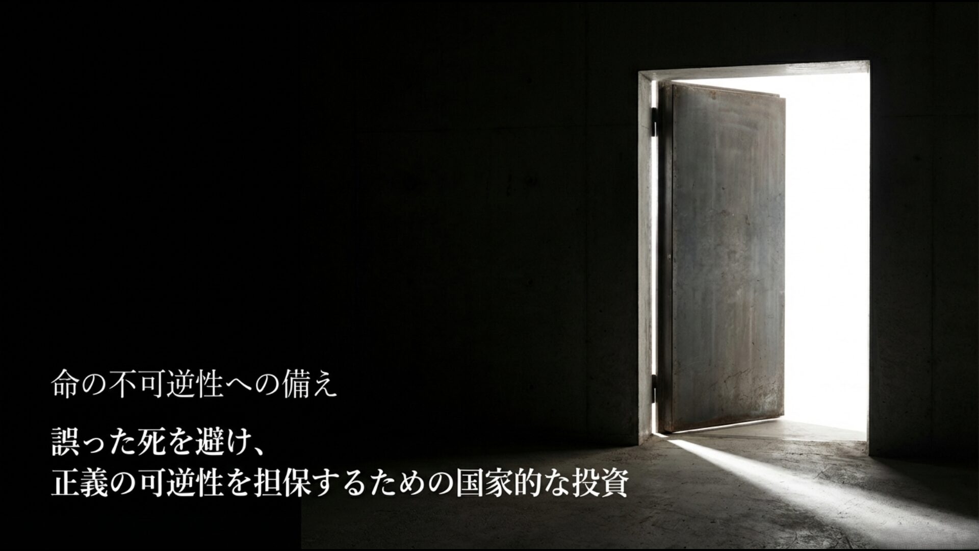 冤罪を避け命の不可逆性に備えるための再審請求と司法予算の関係
