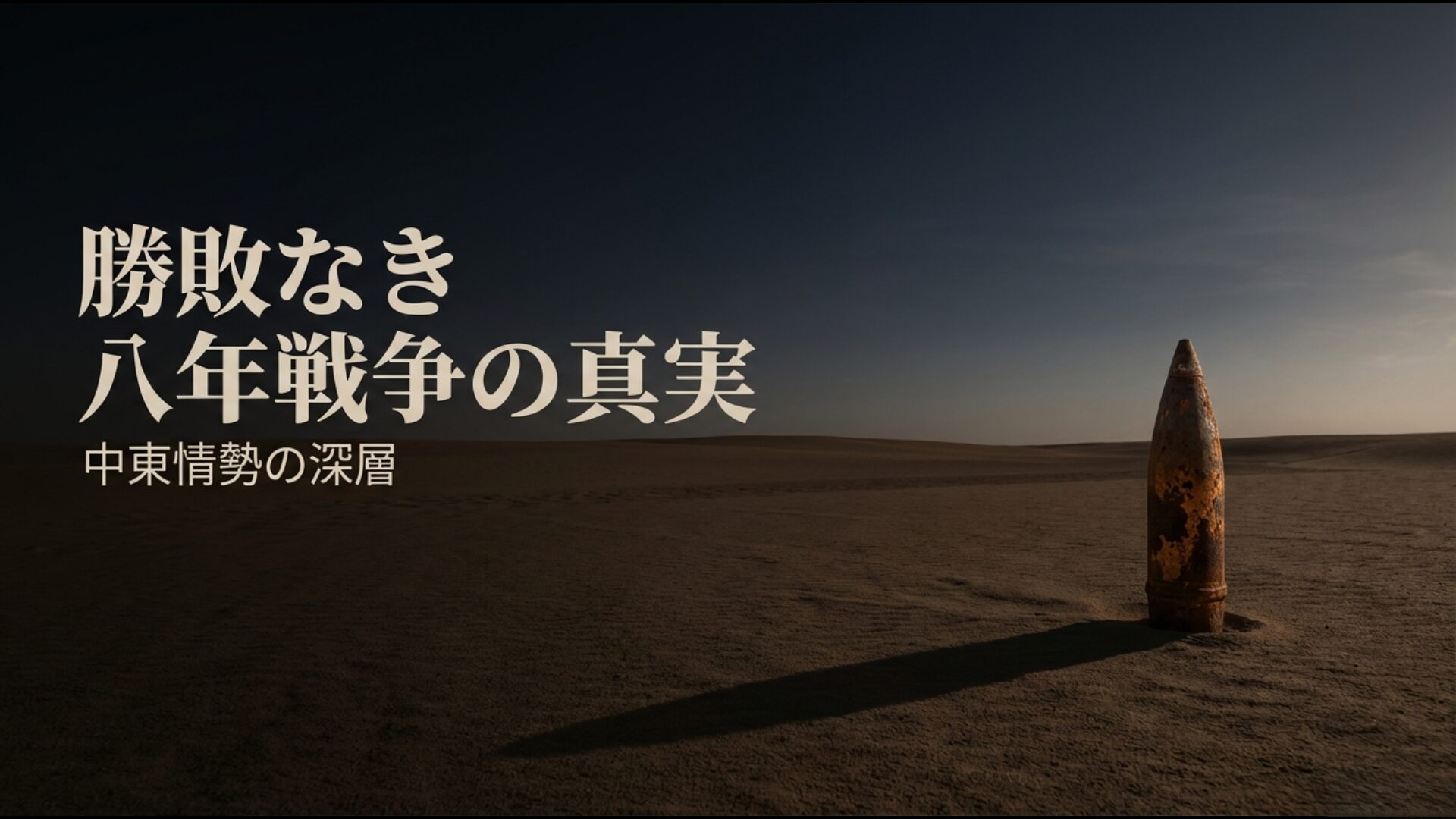 イラン・イラク戦争の勝敗を多角的に分析するアイキャッチ画像