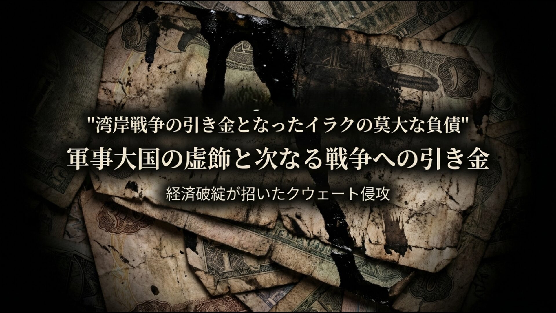 タンカー戦争と都市へのミサイル攻撃による壊滅的な経済損失
