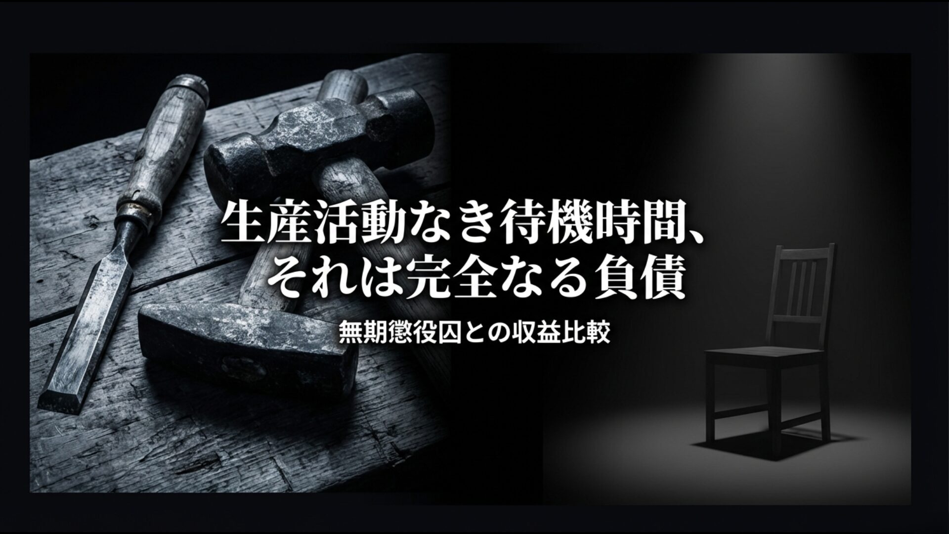 無期懲役囚の刑務作業収益と死刑囚の維持費を比較したグラフ