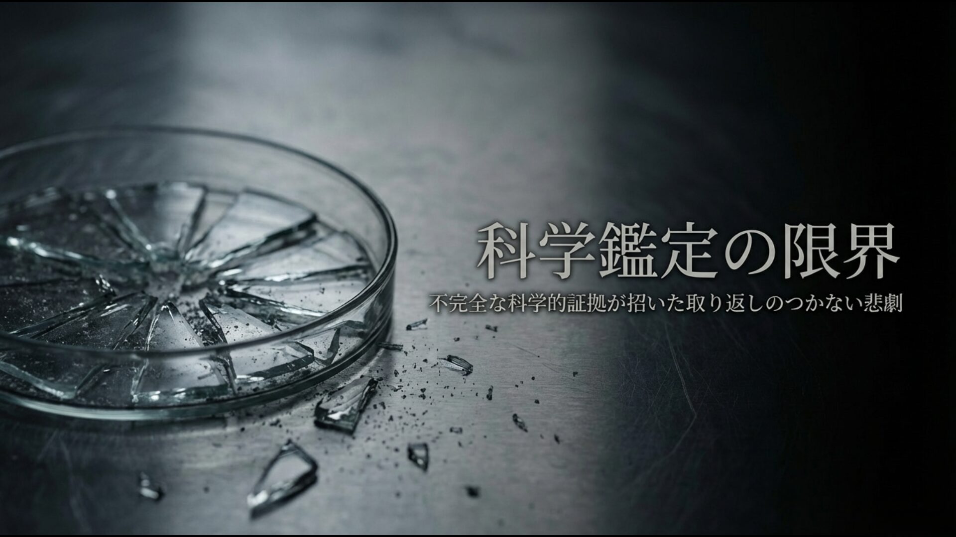 飯塚事件などの冤罪疑惑における不完全な科学的証拠と司法の過失