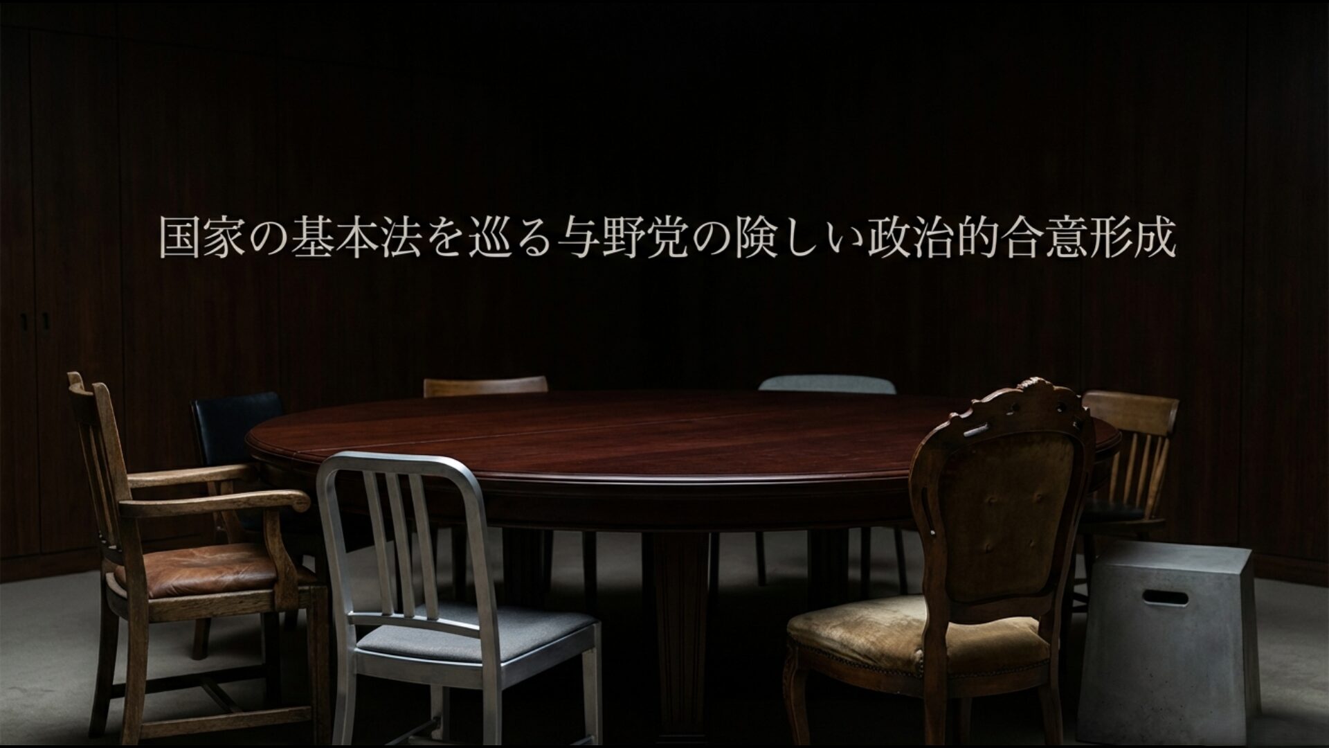 国家の基本法改正を巡る与野党間の政治的駆け引きと合意形成のプロセス