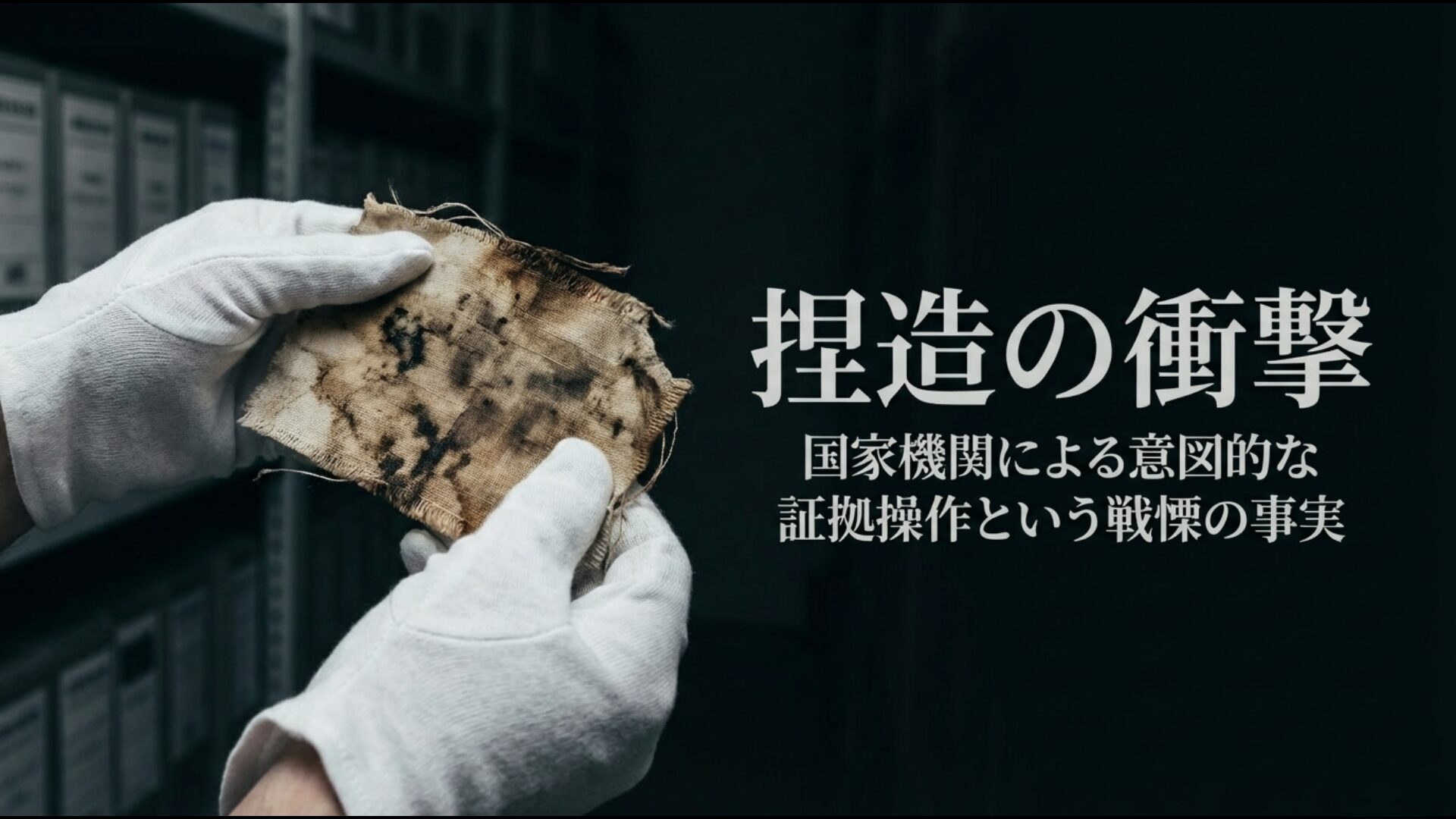 袴田事件で露呈した国家機関による組織的な証拠捏造の事実