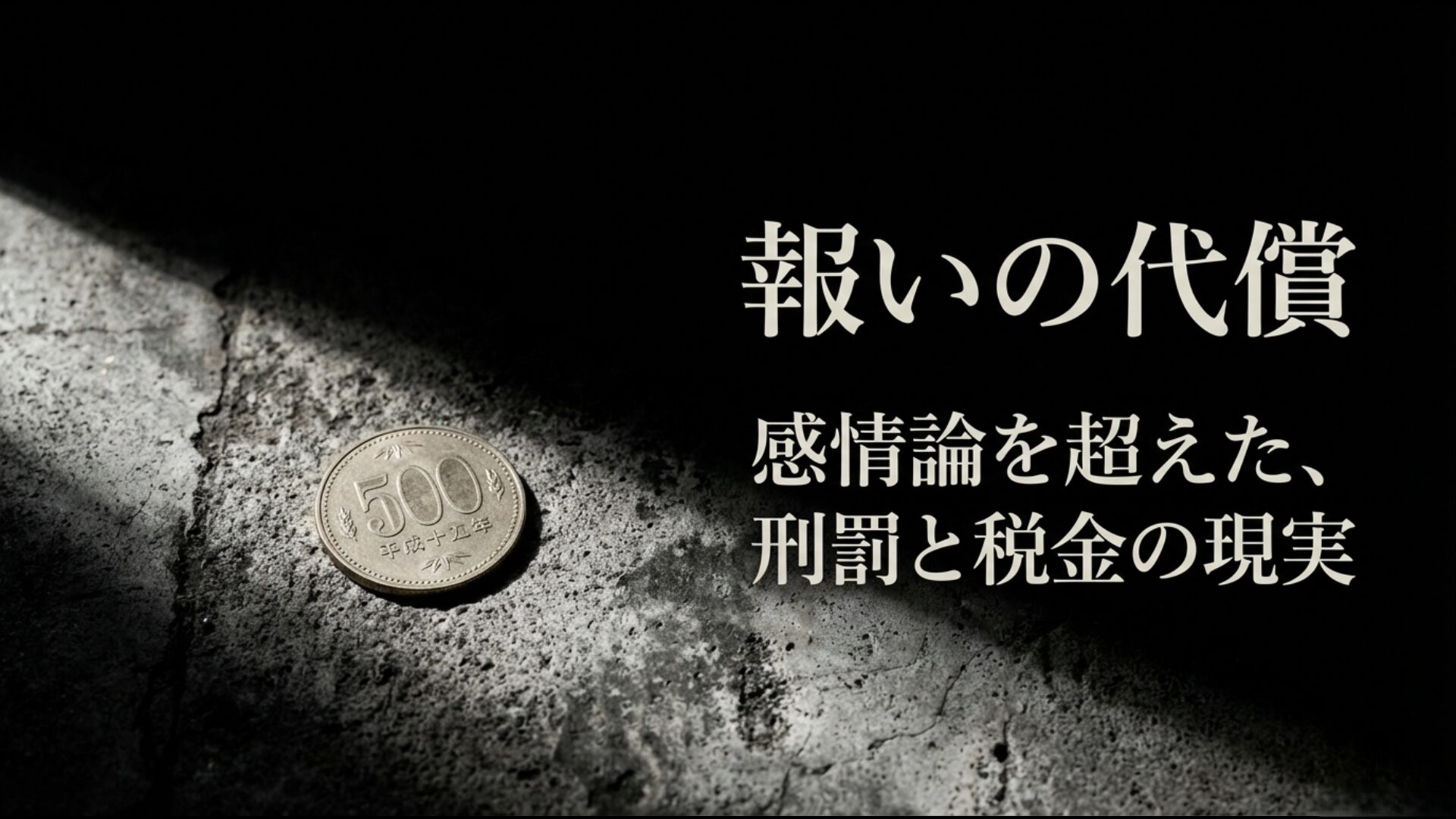 終身刑と税金の無駄に関する感情論を超えた現実を解説するアイキャッチ画像