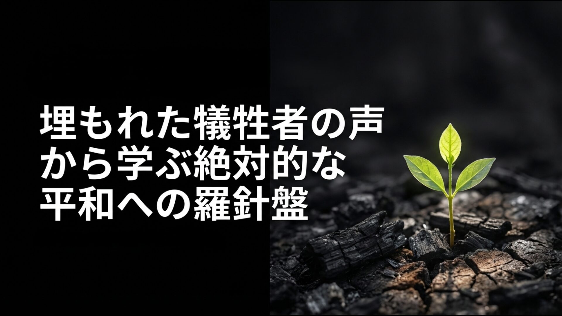 犠牲者の声と埋もれた真実を探し続けるための歴史の教訓と総括