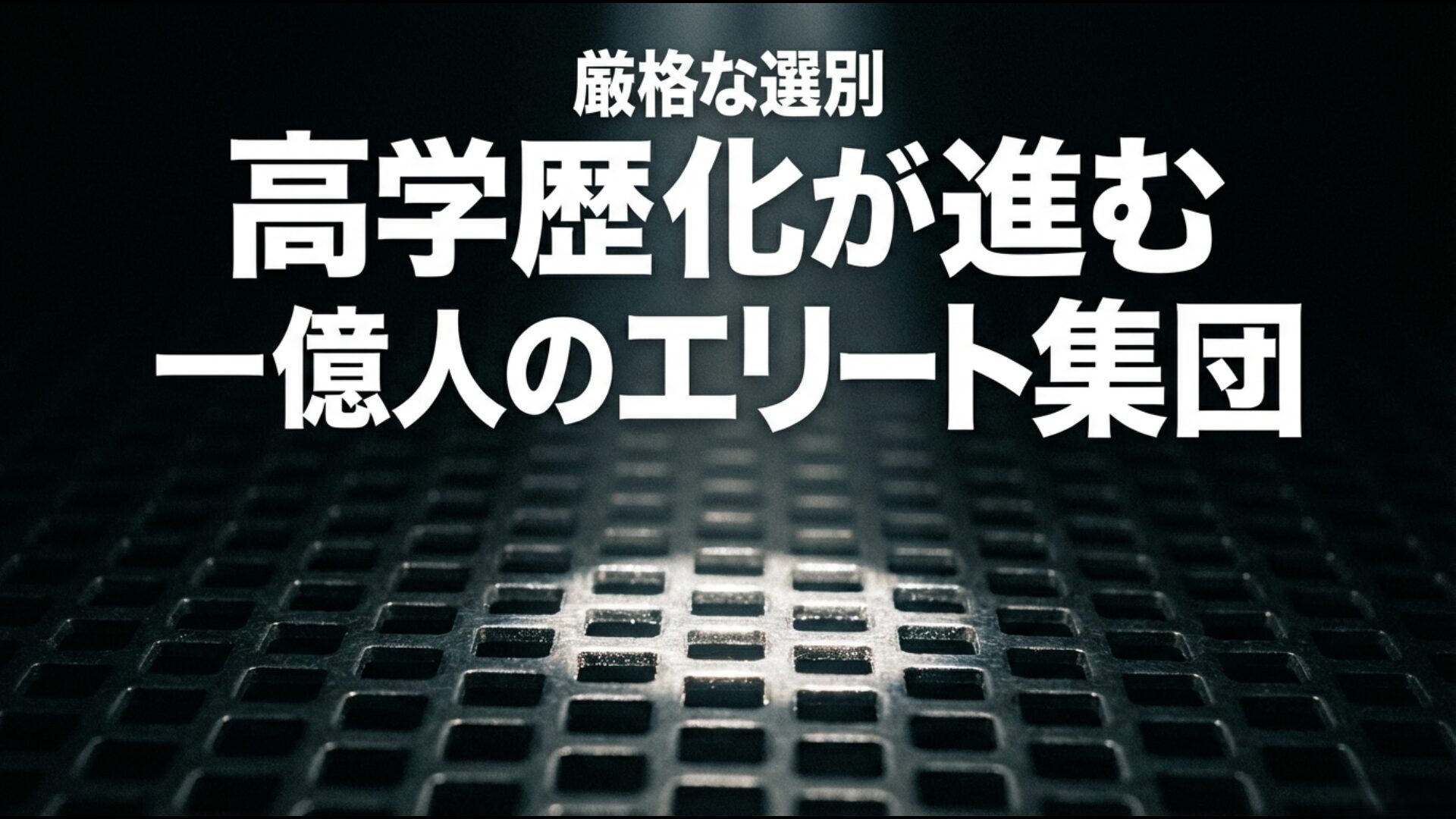 厳格な選別を経て構成される中国共産党員のエリート属性