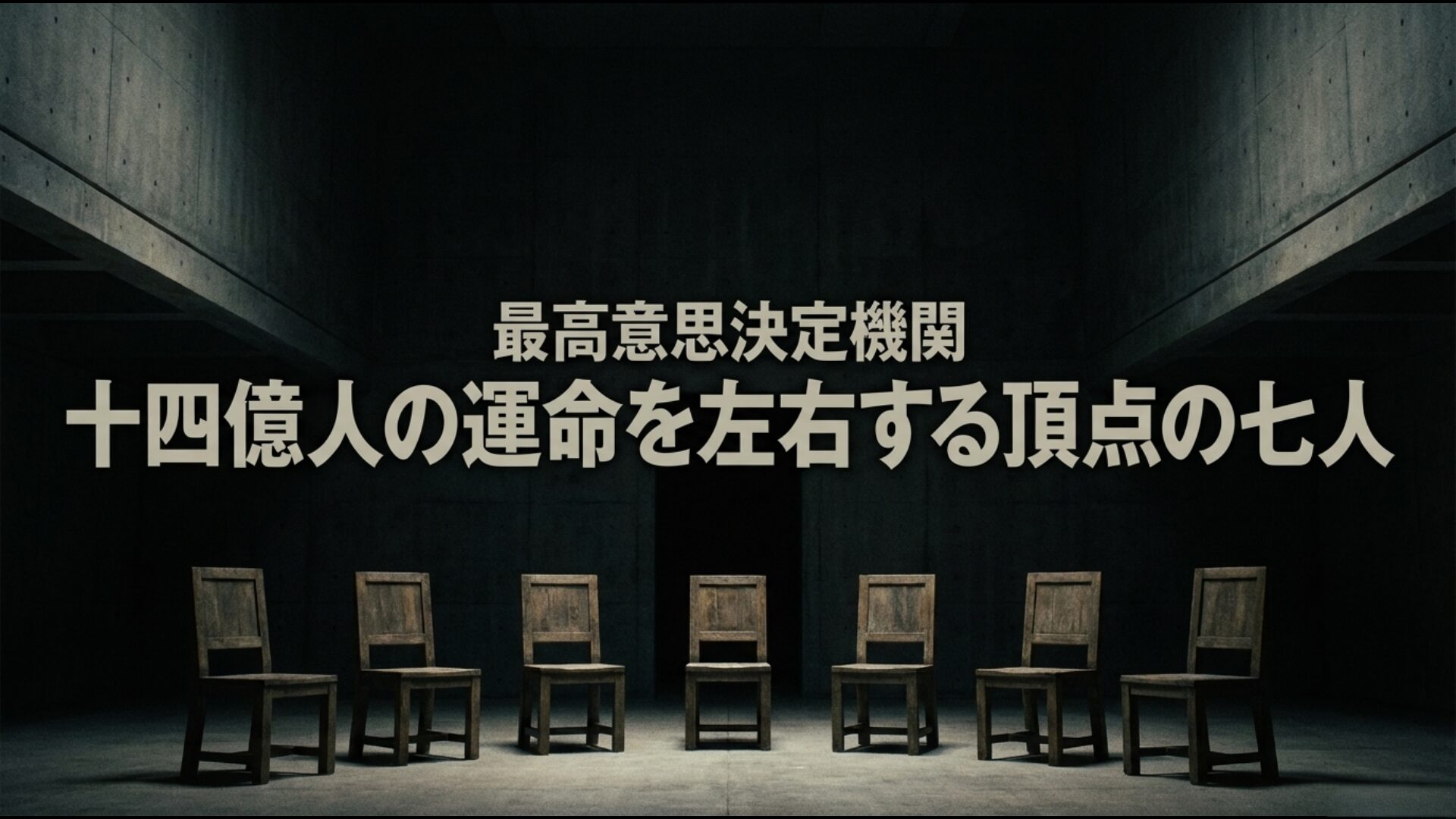 中国の最高意思決定機関である政治局常務委員会の権力構造