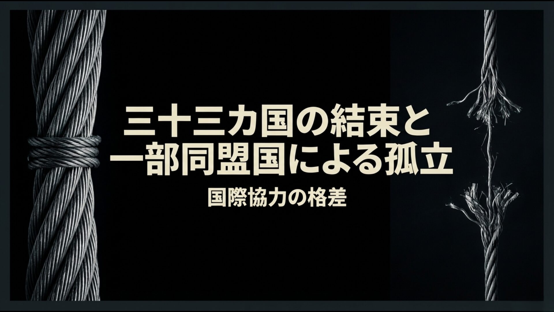 湾岸戦争の33カ国多国籍軍とイラク戦争の有志連合の足並みの差