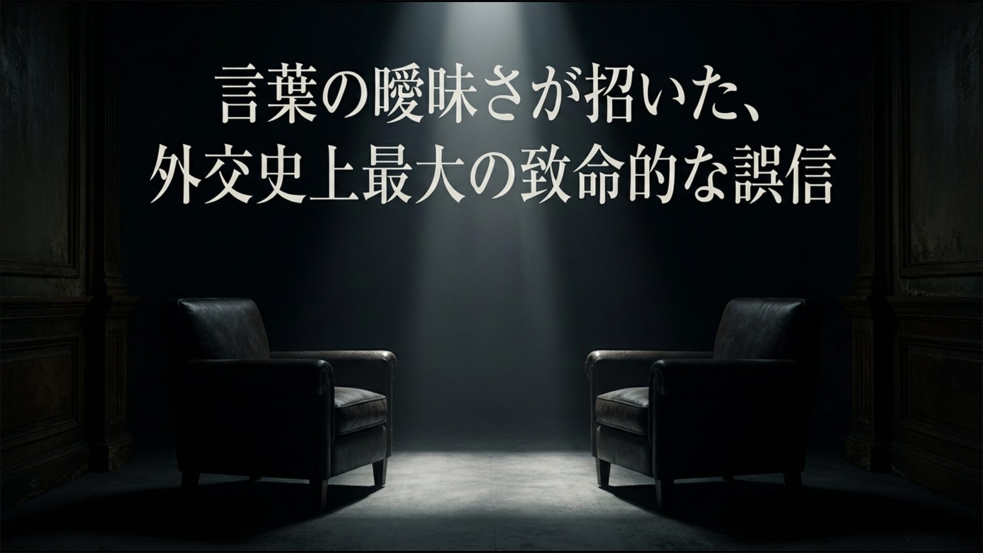 サダム・フセインと米大使の会談による外交的誤算と意思疎通の欠如