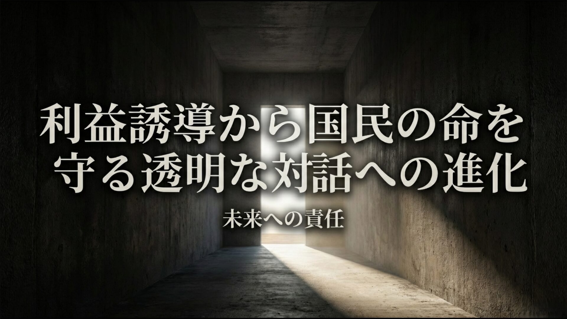 利益誘導から透明な対話へ進化する日本の医療政策の未来