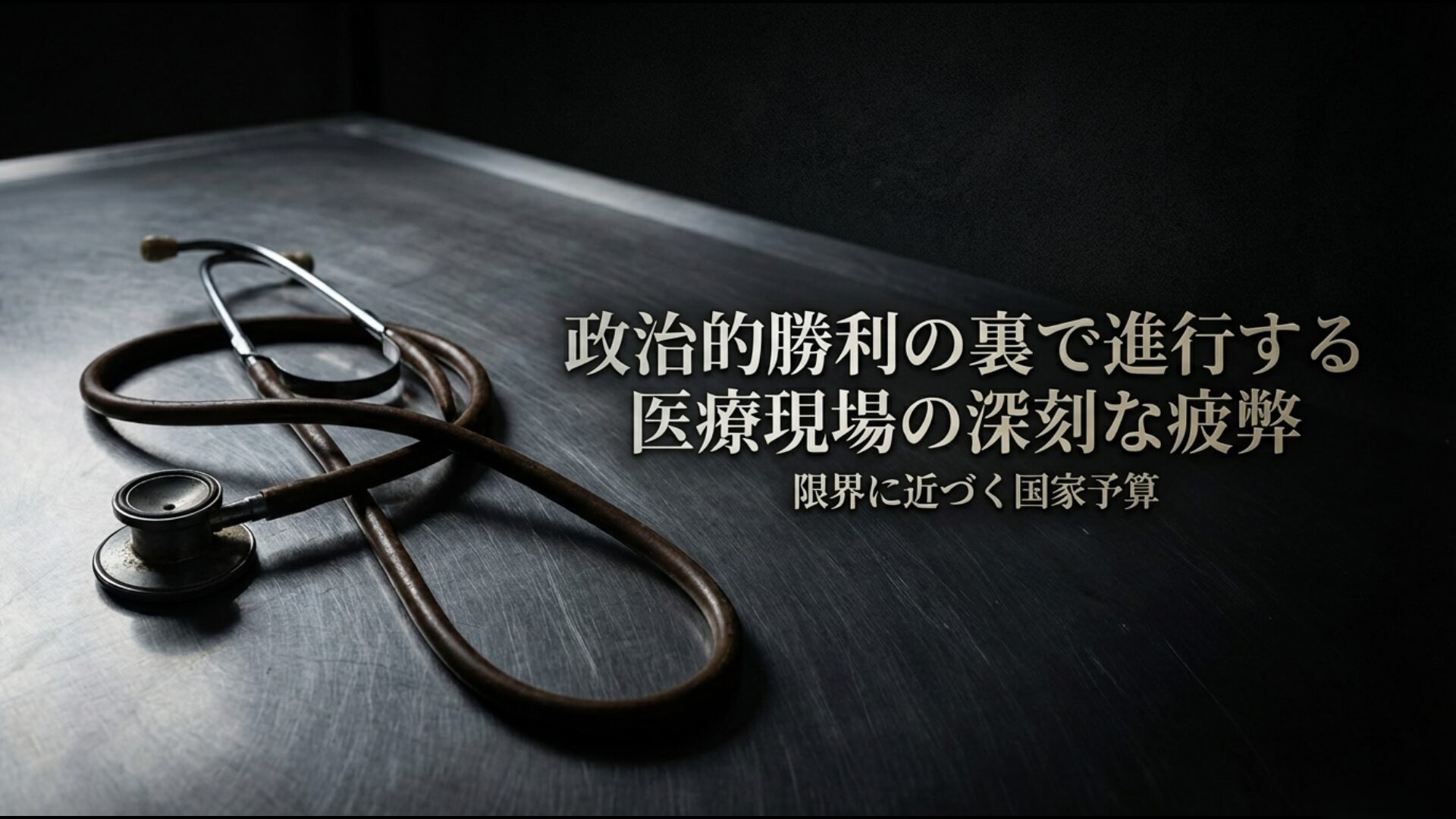 診療報酬改定での勝利と病院経営の疲弊を示す分析図