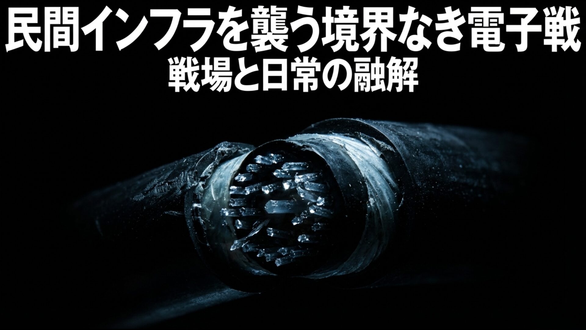 民間インフラを標的としたハイブリッド戦と戦場と日常が融解するサイバー戦の実像。