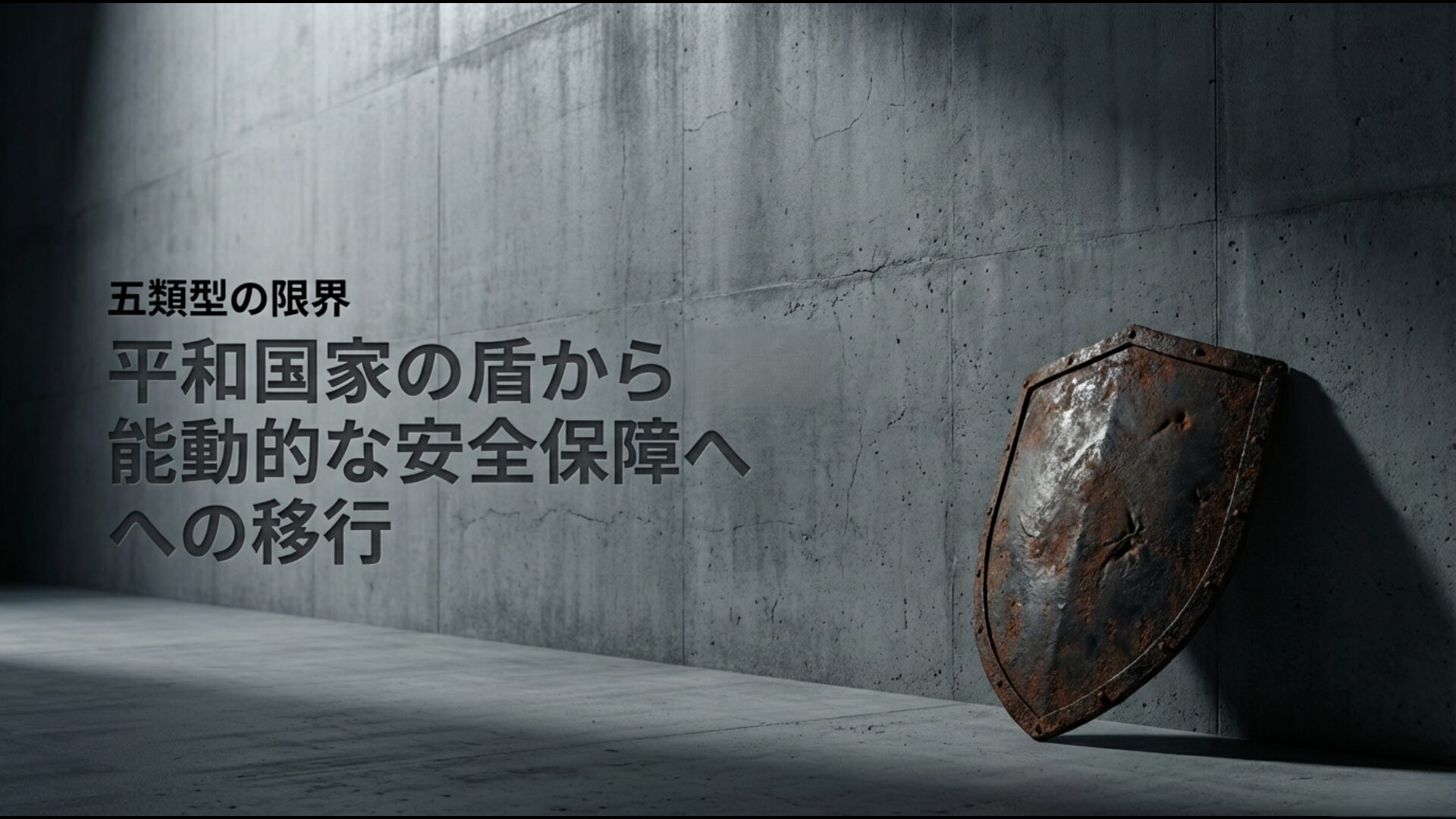 防衛装備移転を救難や輸送などの5類型に限定していた従来の仕組みと能動的安全保障への移行