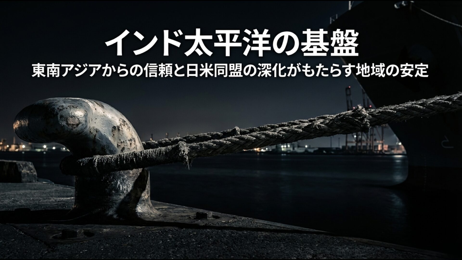 ASEAN諸国からの信頼と日米同盟のアンカーとしての自衛隊