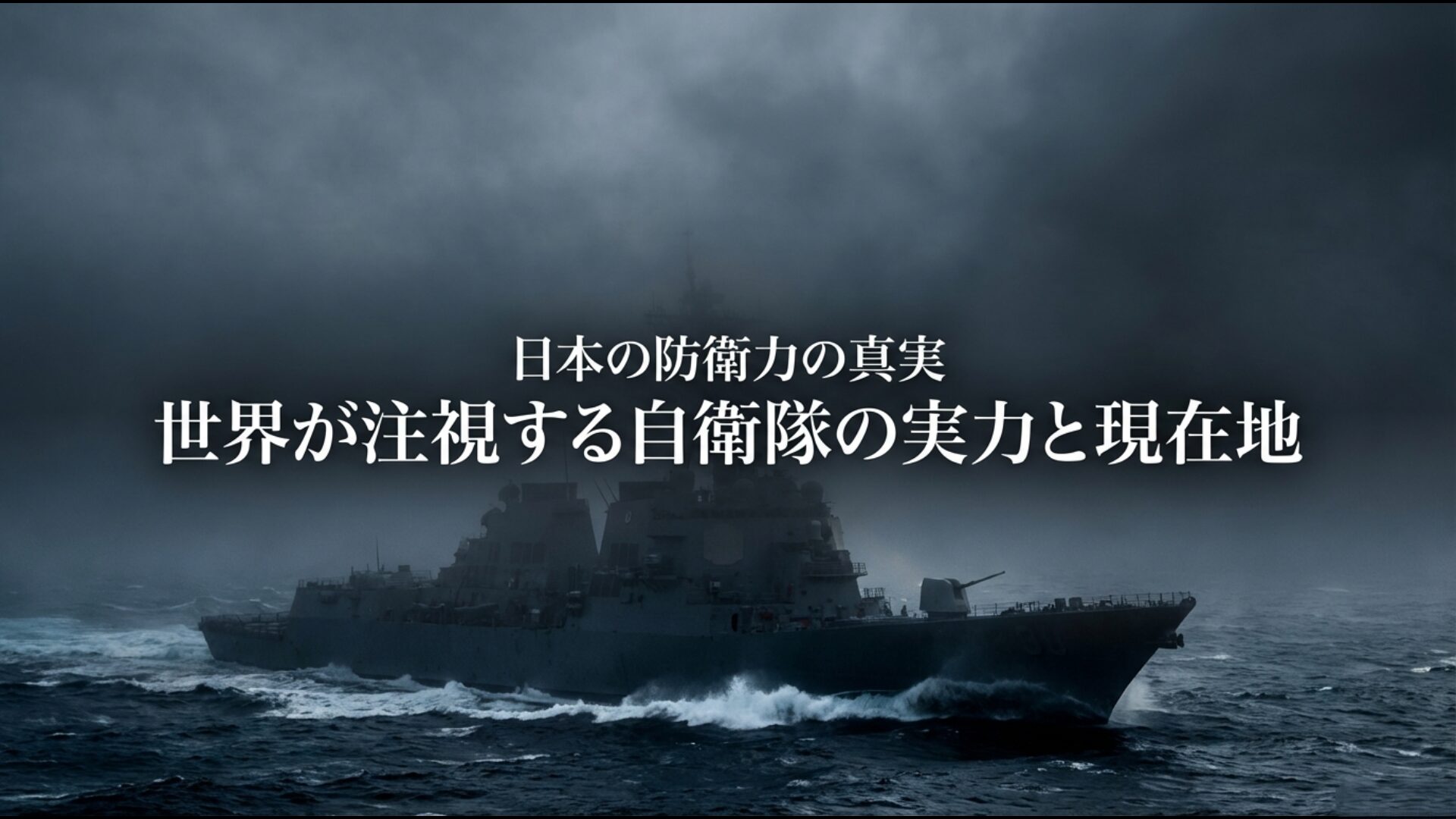 日本の防衛力の真実と自衛隊の実力を象徴するイメージ