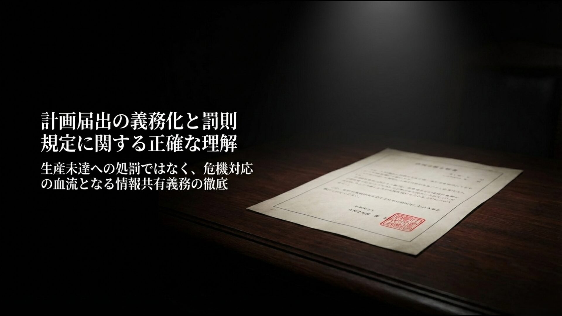 事務的な手続き不履行に対する20万円以下の罰金と届出義務の解説