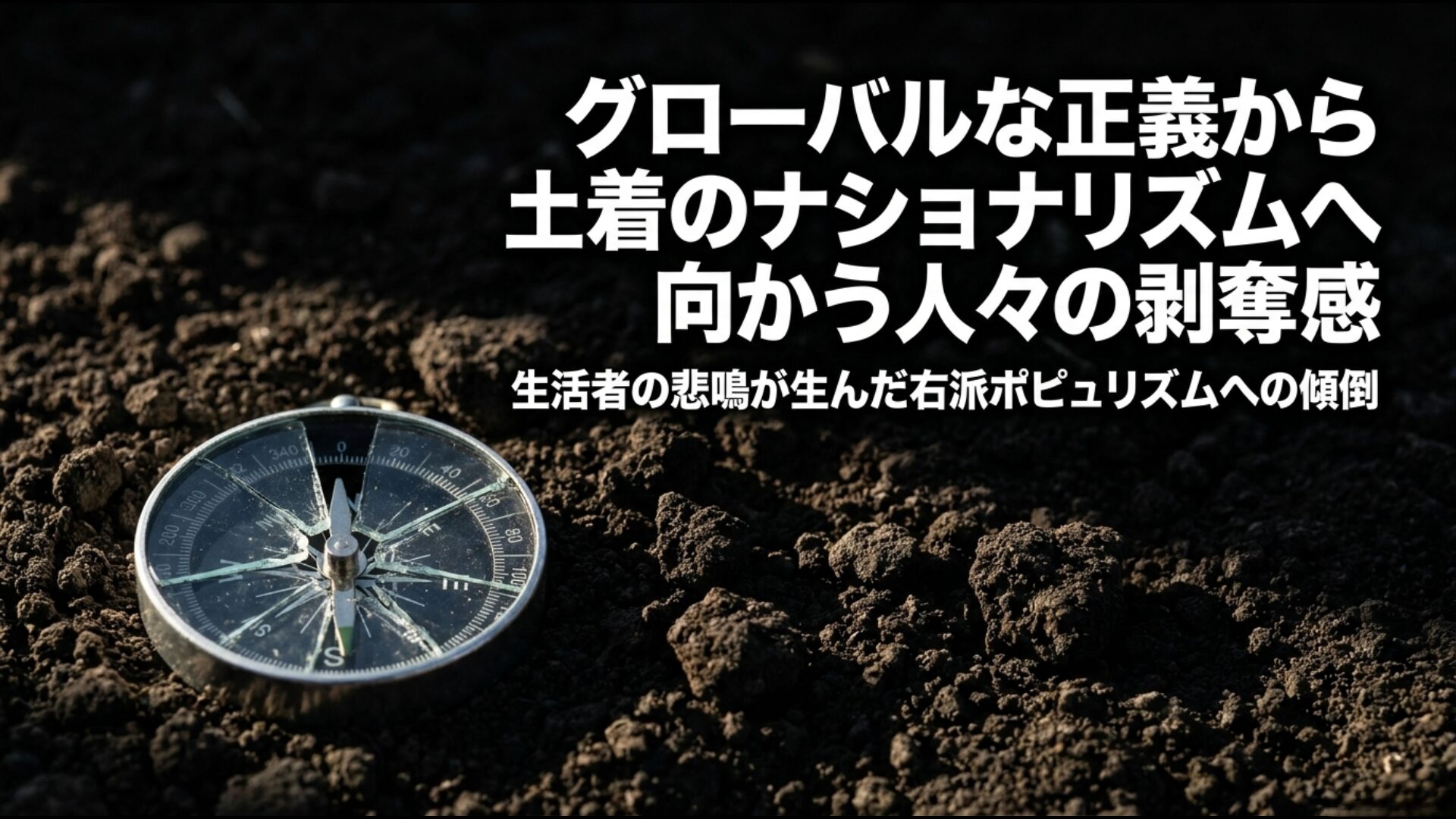 グローバルな正義から土着のナショナリズムへ向かう人々の意識変化