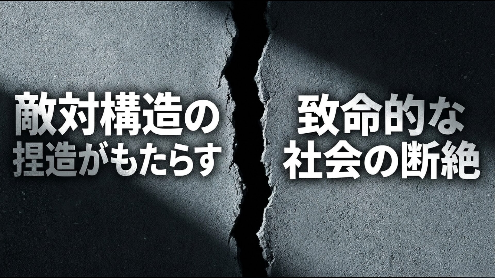 ポピュリズムの手法である敵の創出が招く社会的分断と致命的なコミュニティの断絶