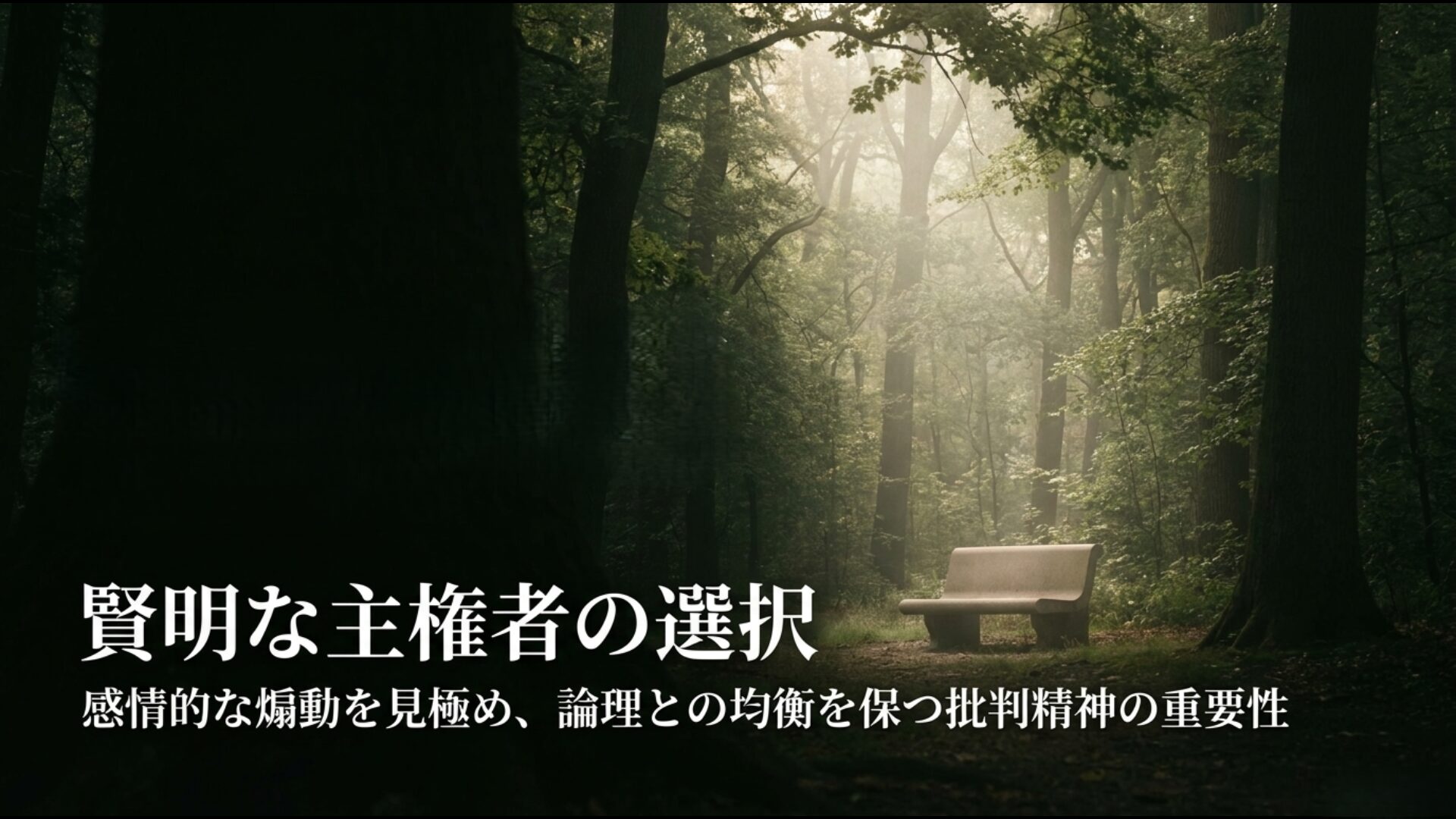 2026年以降の日本民主主義において賢明な選択とリテラシー向上を促すまとめ画像