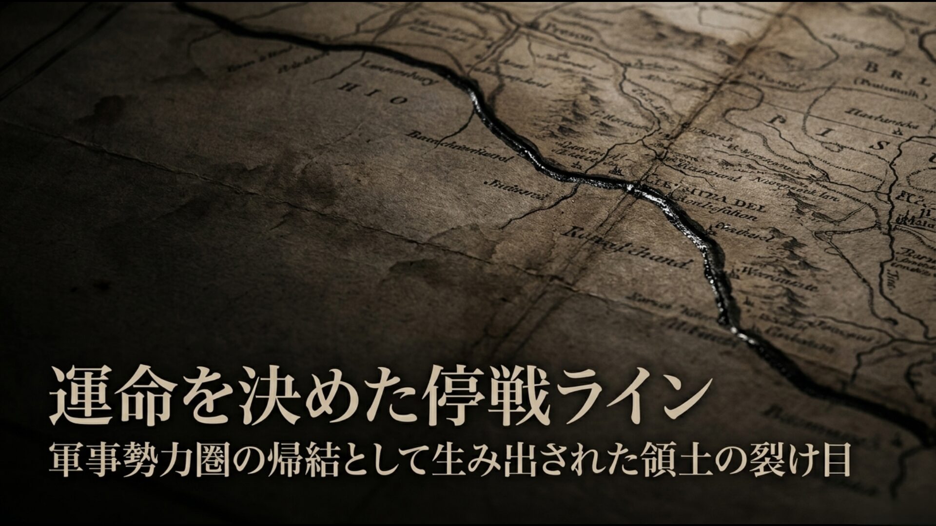第一次中東戦争後のグリーンライン（停戦ライン）がもたらした領土の断絶