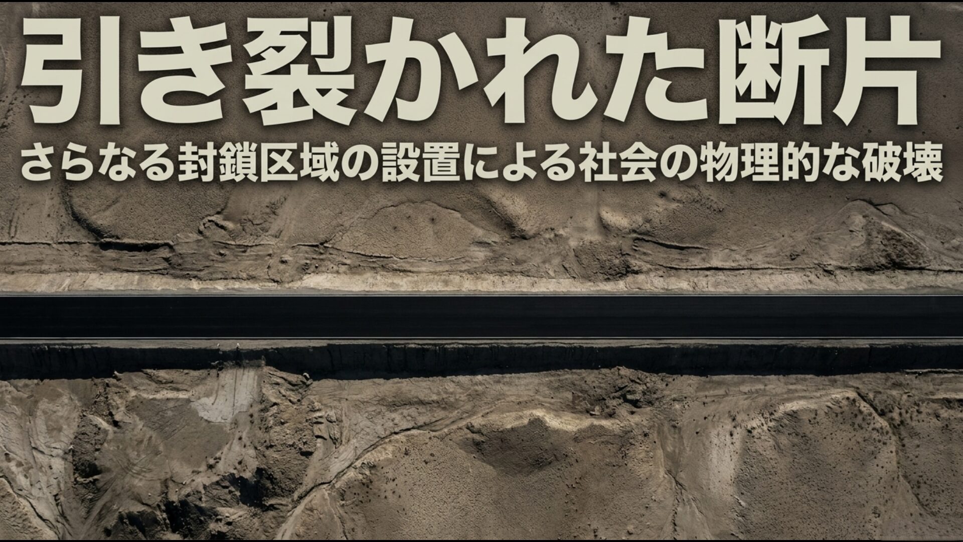 ネツァリム回廊等の設置によりさらに内部で細分化されたガザ地区の現状