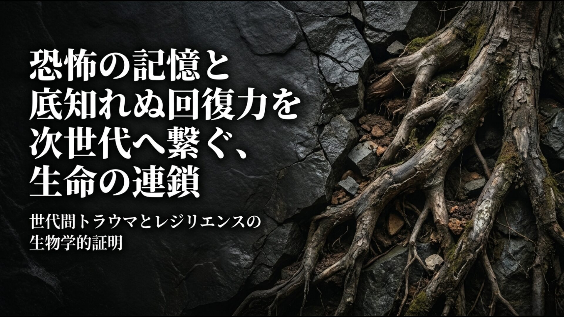 ホロコーストの記憶が世代を超えて伝えるトラウマと精神的回復力（レジリエンス）