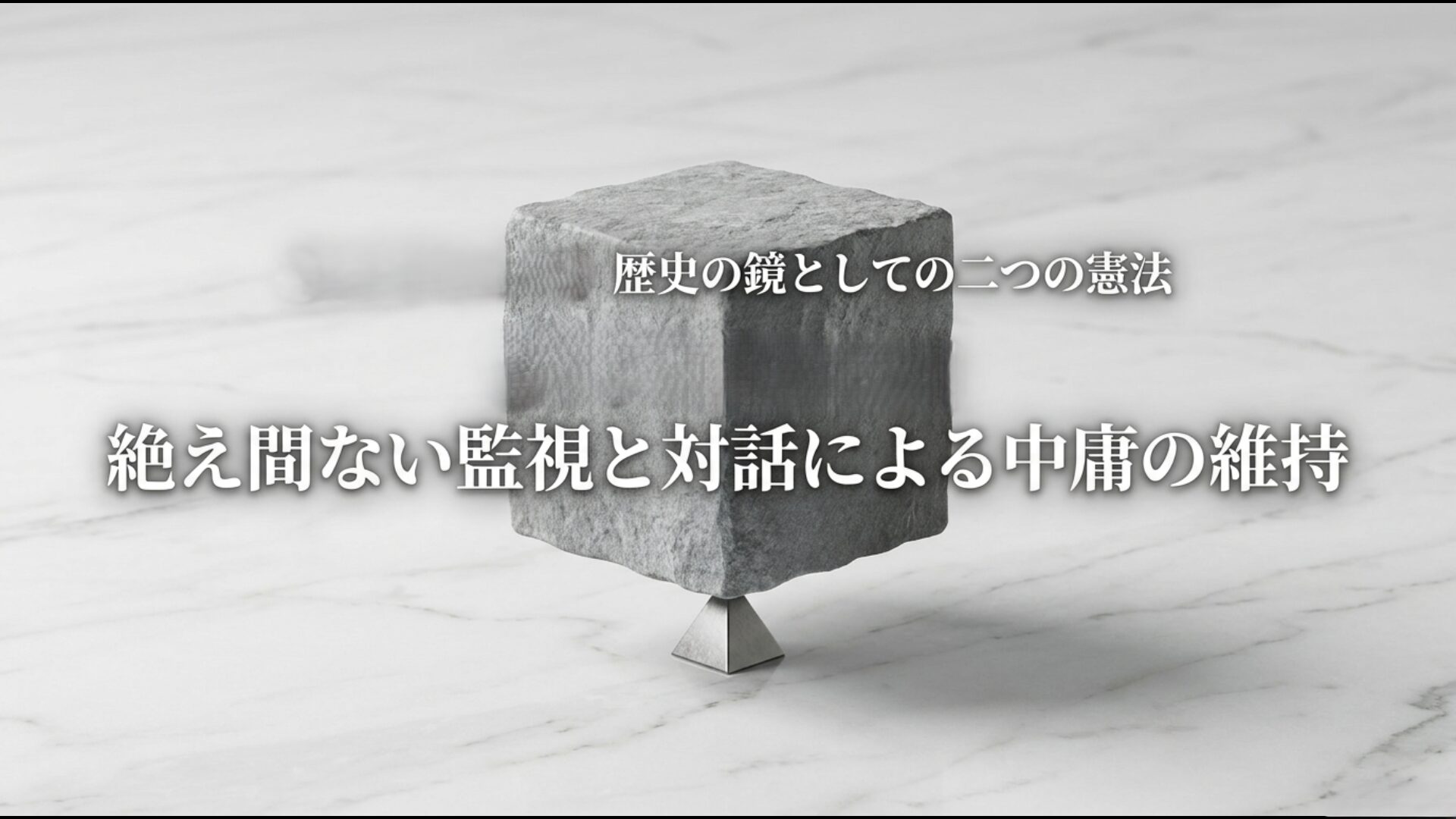 権力の監視と対話を通じて民主主義の中庸を維持する歴史的教訓のまとめ図